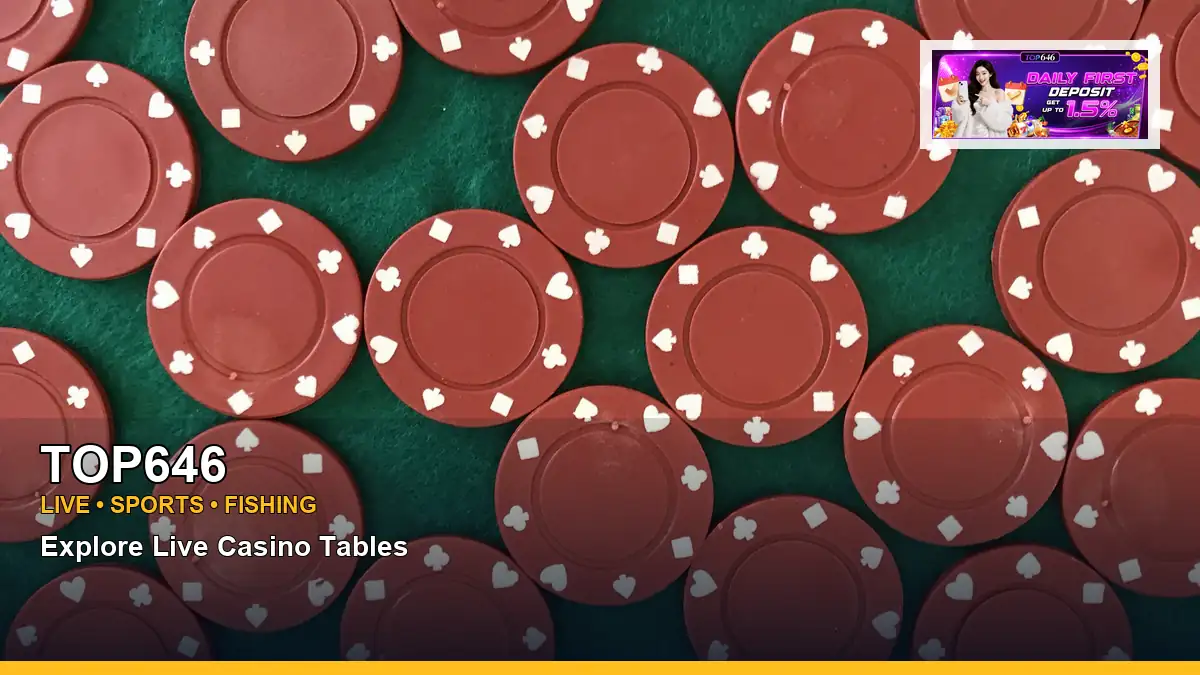 TOP646 live casino tables for Philippine players