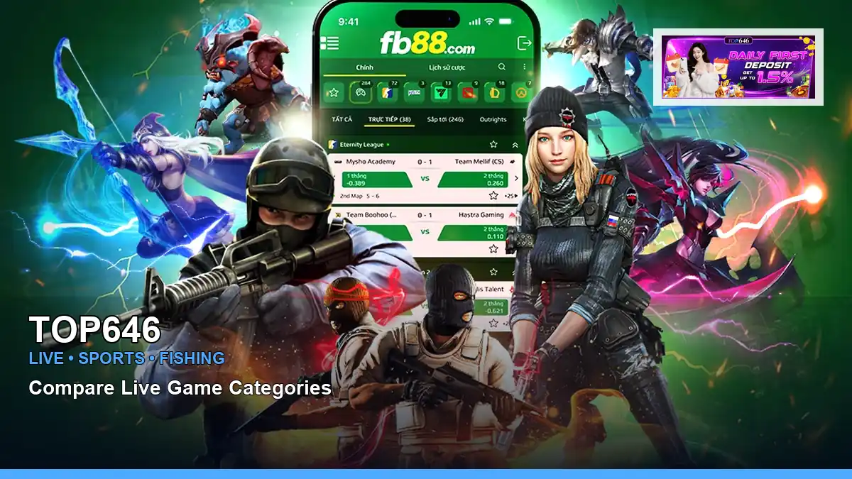 TOP646 sports betting and arcade games for Philippine players