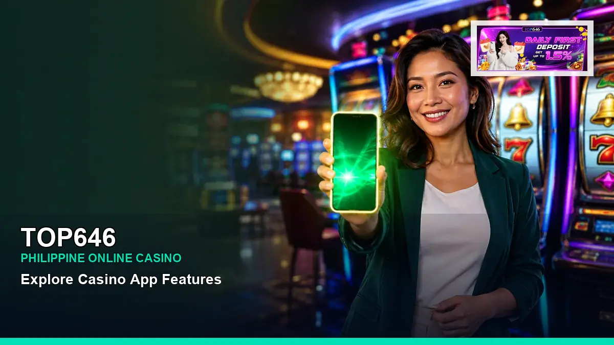 TOP646 mobile casino games and rewards overview for Philippine players with featured game highlights