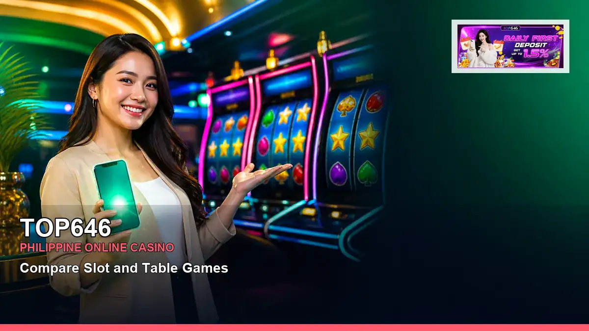 TOP646 featured slots and live casino guide for Philippine players with featured game highlights